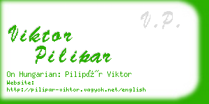 viktor pilipar business card